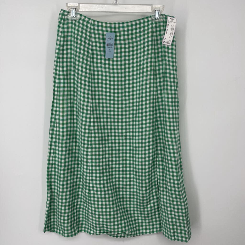 Loft Checkered Skirt