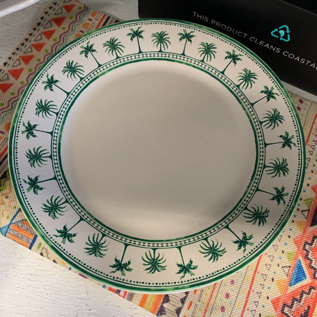 Palm Motif Dish Set