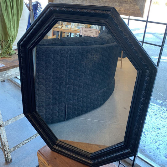 Oval-Octagon Framed Mirror