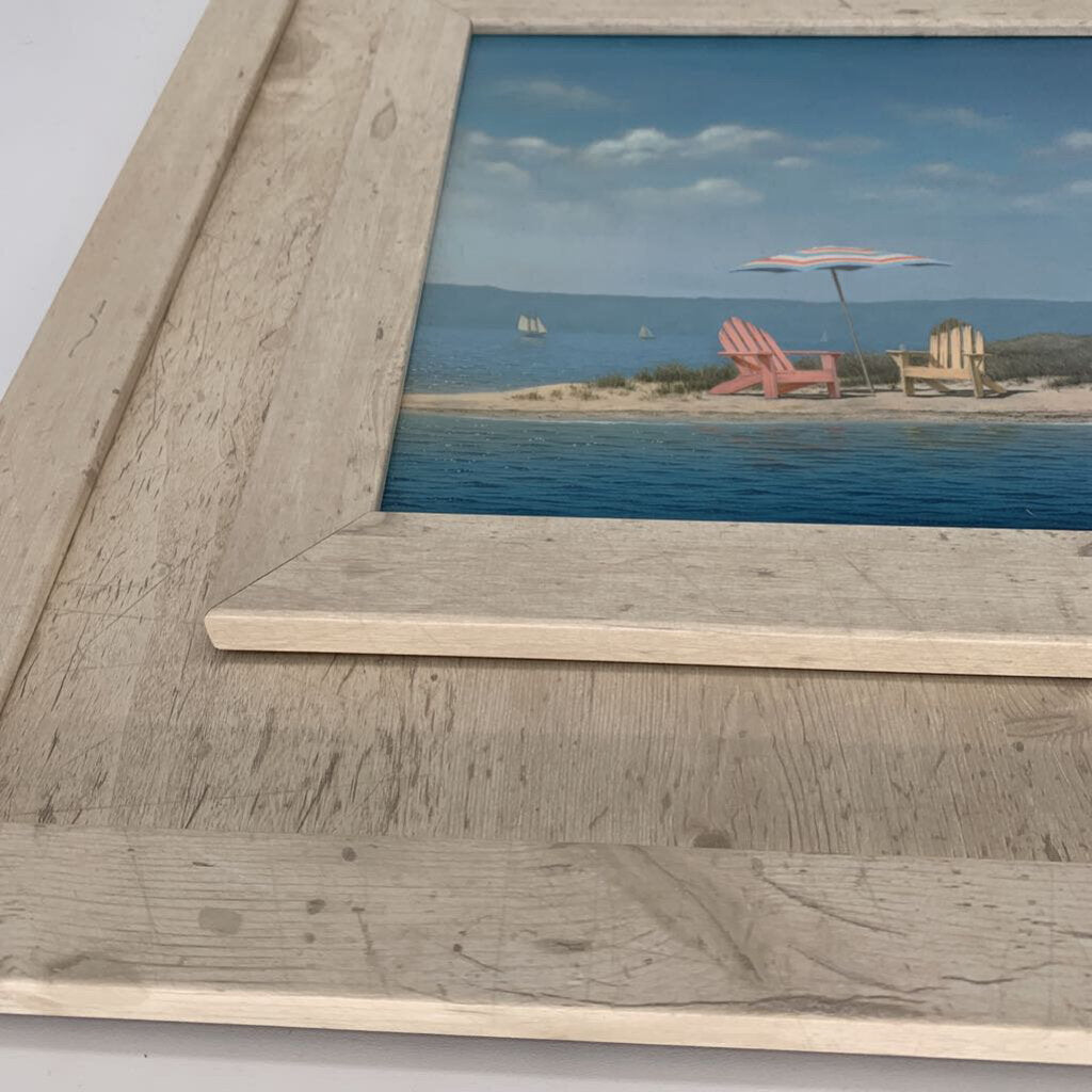 Framed Chairs on the Beach