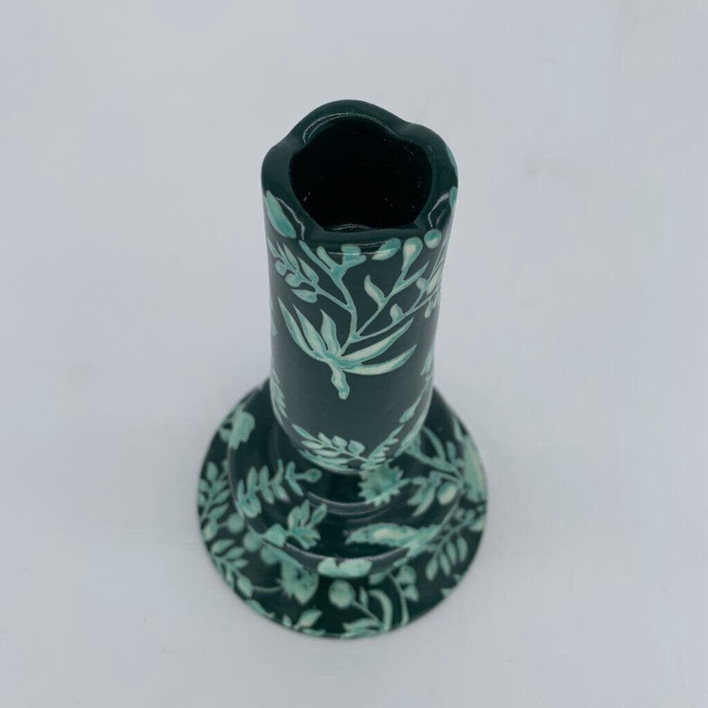 Anthro Floral Candle Holder