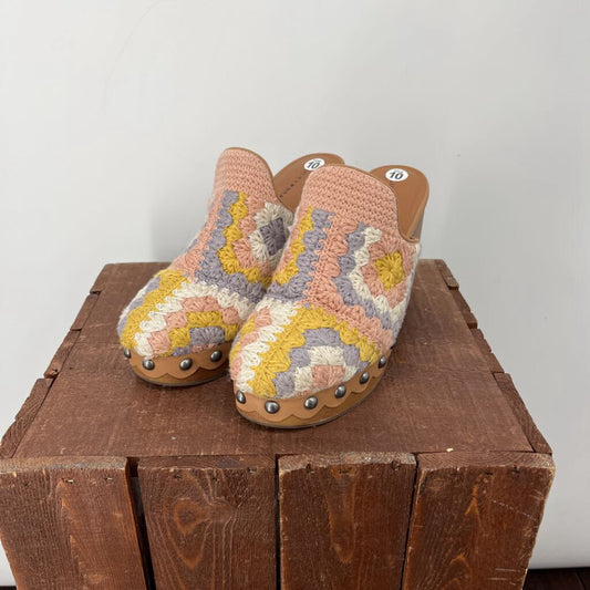 Lucky Brand Crochet Clogs