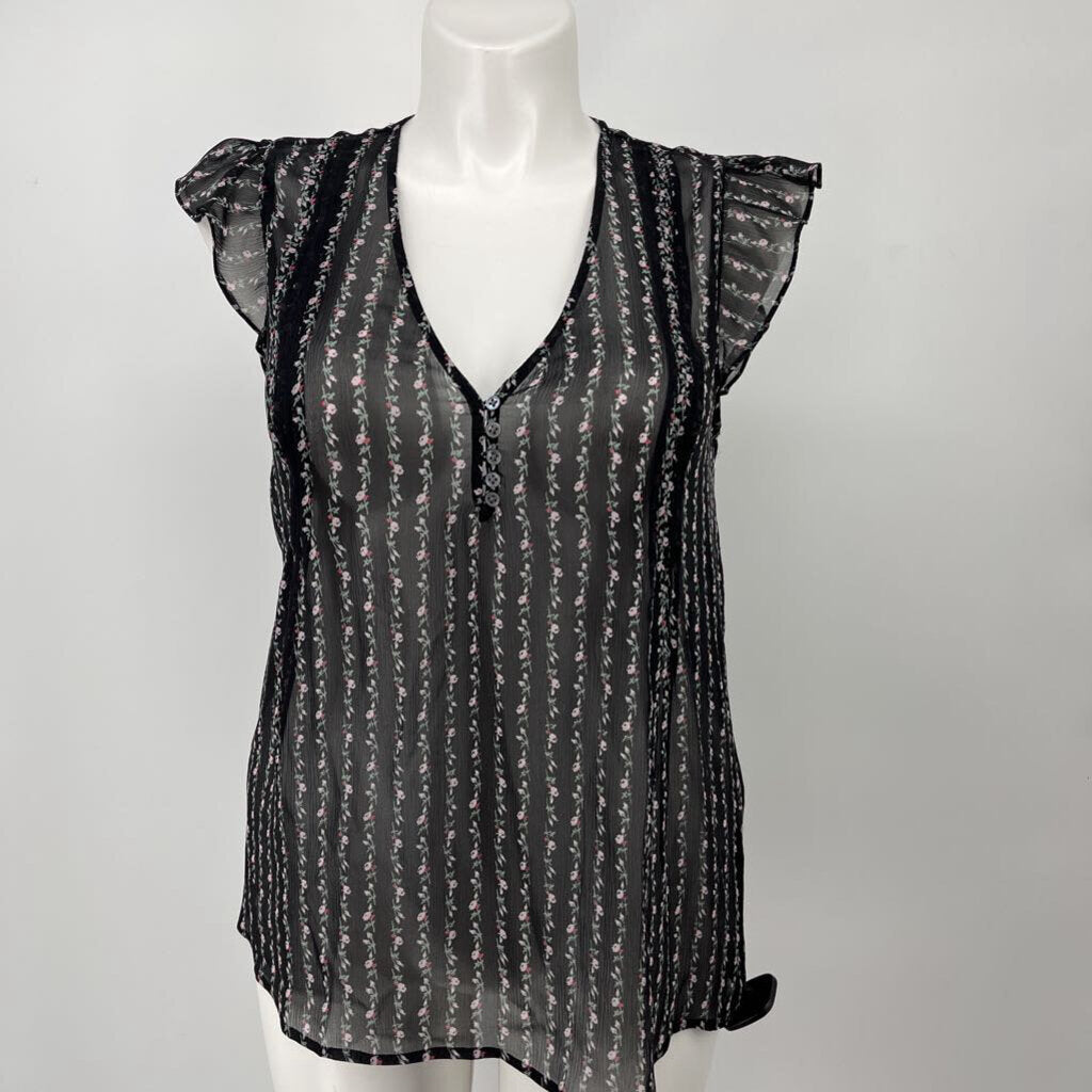 Joie Slvls Floral Shirt