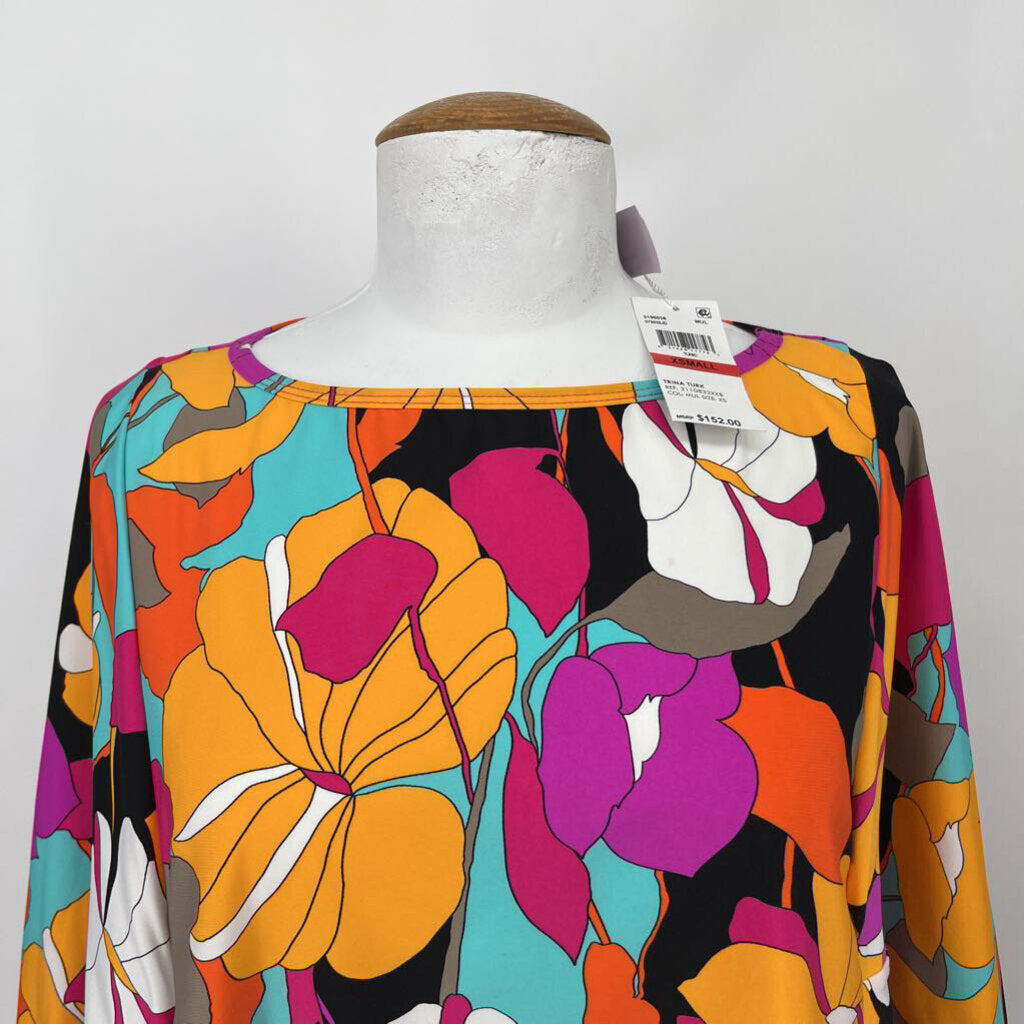 Trina Turk S/s Floral Tunic