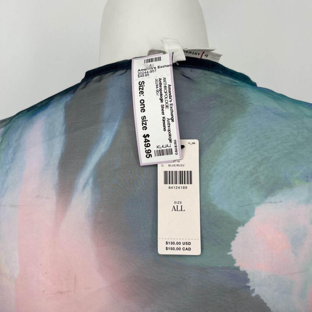 Anthropologie Sheer Kimono