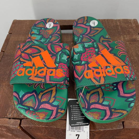 Adidas Floral Slides