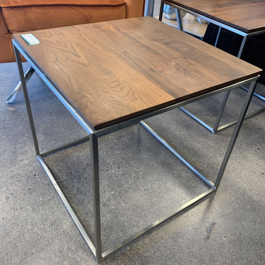 Wood & Metal Side Table