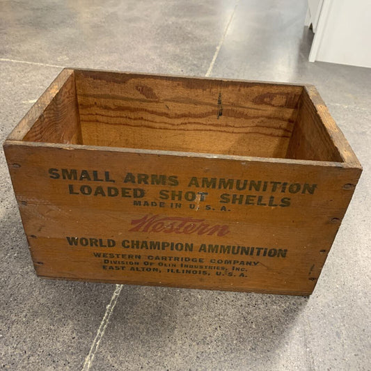 Western Ammunition Crate