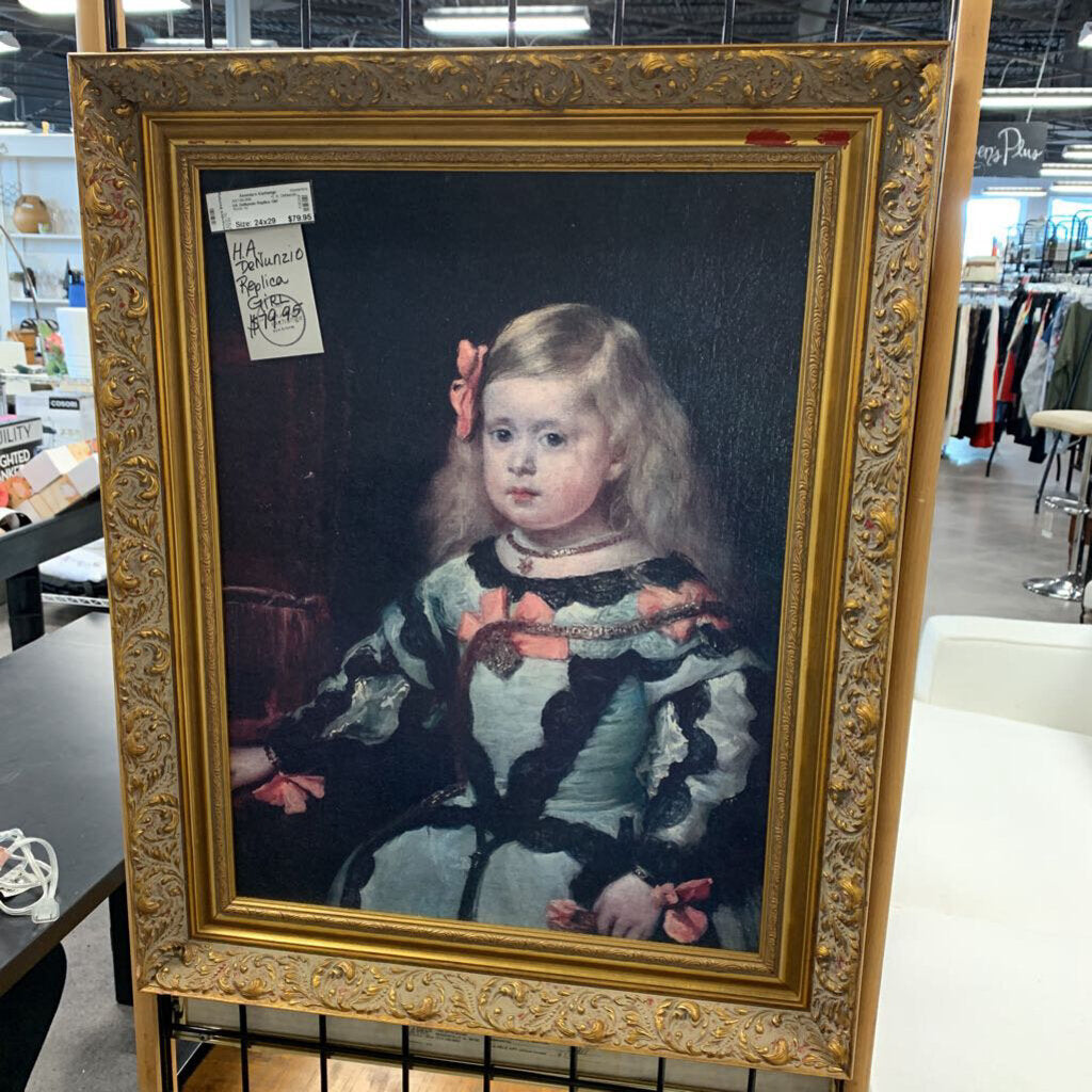 HA DeNunzio Replica Girl Painting