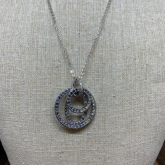 Swarovski Triple Hoop Necklace