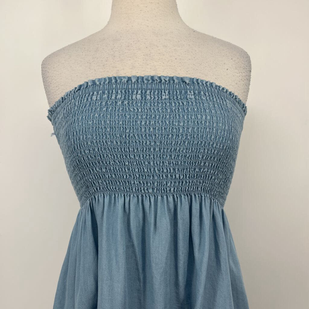 She + Sky Strapless Shirt