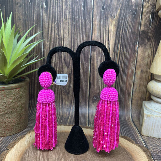 Oscar De La Renta Tassel Earrings