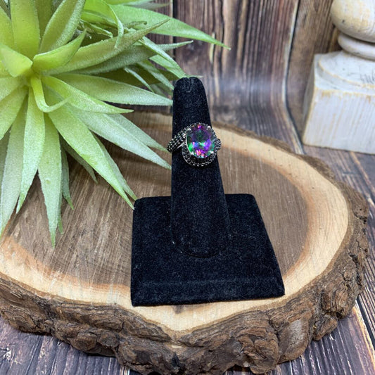 Mystic Topaz & Spinel Ring