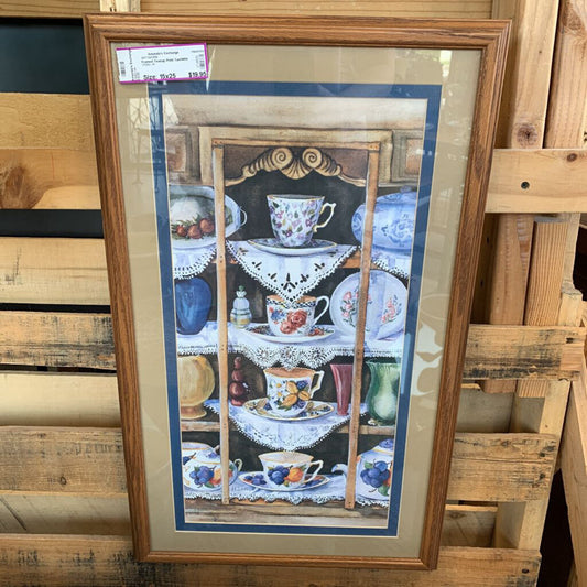 Framed Teacup Print