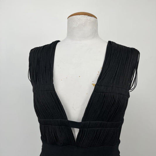 Herve Leger slvls fringed Dress