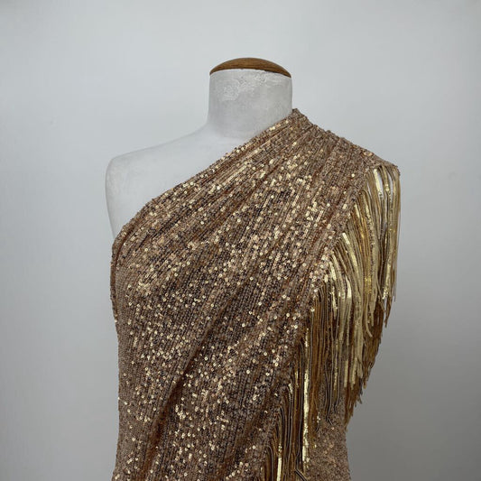Badgley Mischka one shoulder Dress