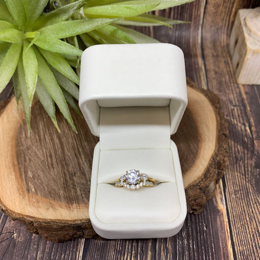 Sterling Silver and Cz Stacking Rings