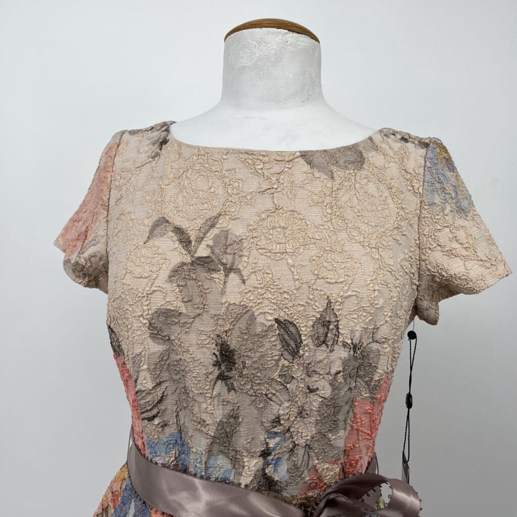 Adrianna Papell S/s Floral Dress
