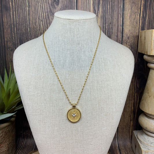 Meghan Bo Compass Necklace