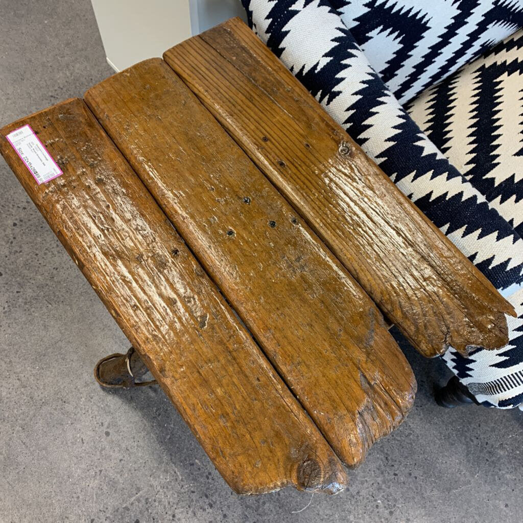 Rustic Wood Branches Side Table