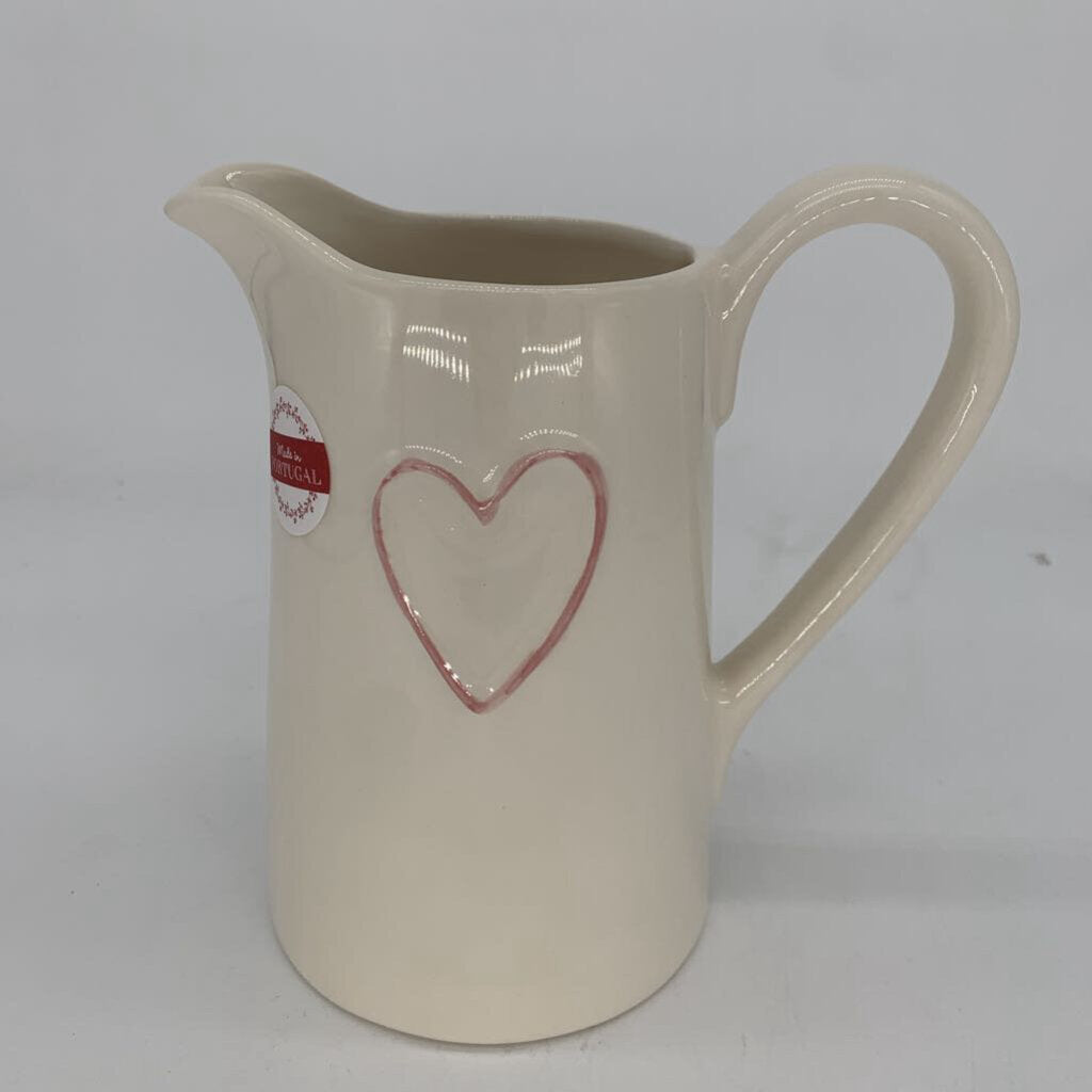 Ceramic Heart Pitcher
