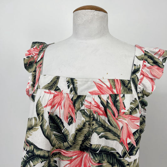 Loft Sleeveless Floral Shirt