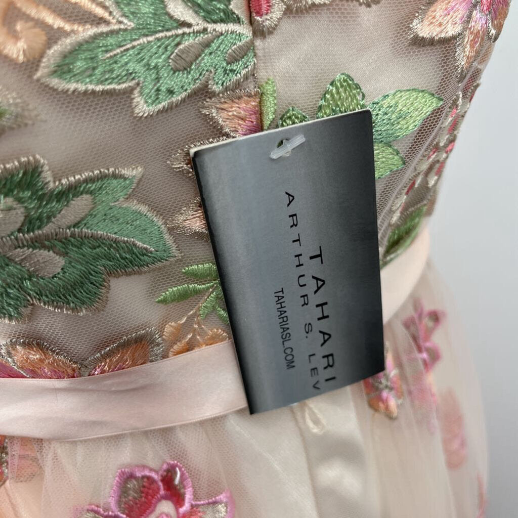 Tahari Sleeveless Floral Dress