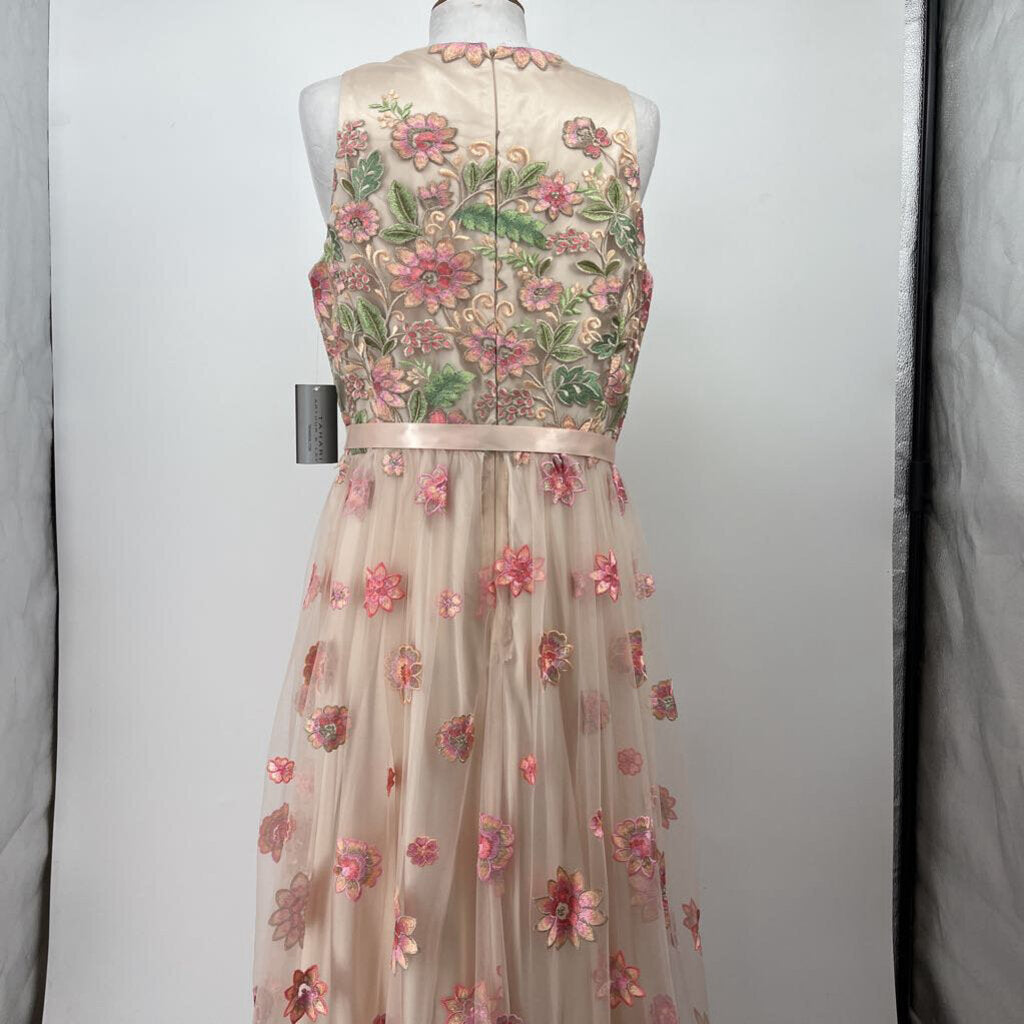 Tahari Sleeveless Floral Dress