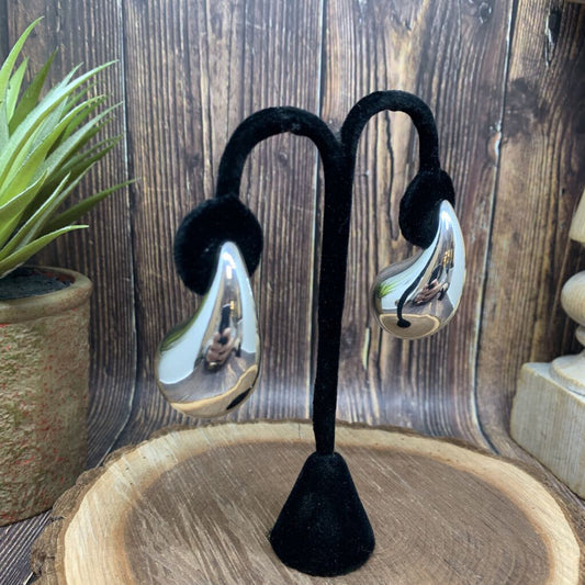 Oversized Water Droplet Earrings