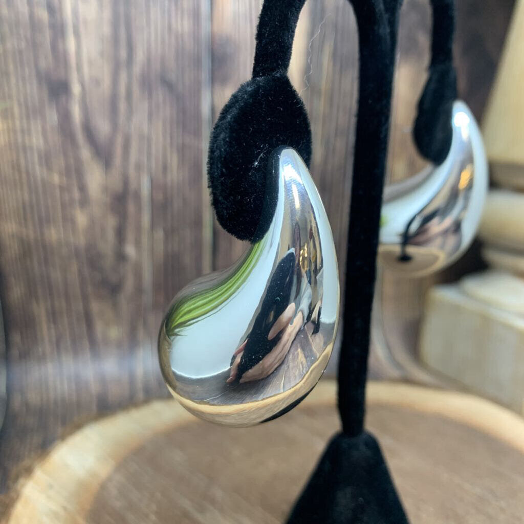 Oversized Water Droplet Earrings