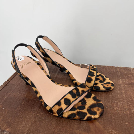J. Crew Animal Print Sandals