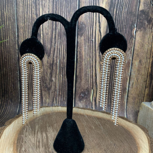 Beaded Waterfall Earrings