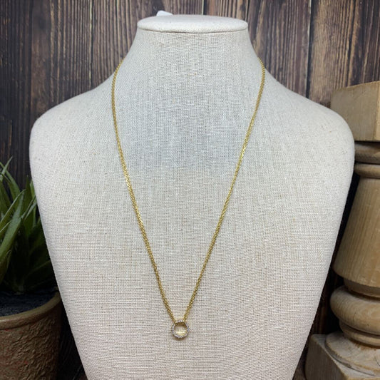 Shashi Circle Pendant Necklace