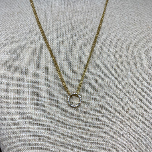 Shashi Circle Pendant Necklace