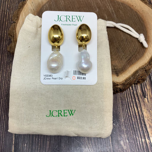 J Crew Freshwater Pearl Earrings