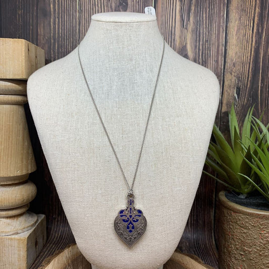 Brighton Brocade Heart Necklace