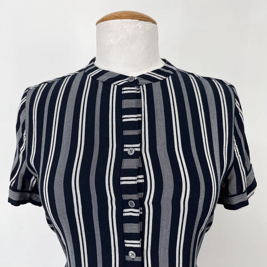 Loft S/s Stripe Dress