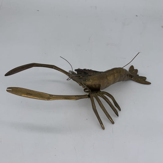 Brass Lobster Figure
