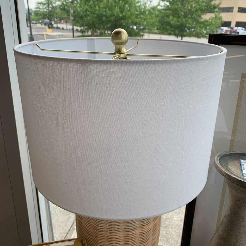 Woven Base Lamp