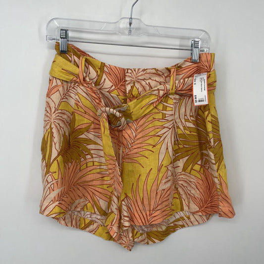Tahari Linen Floral Shorts