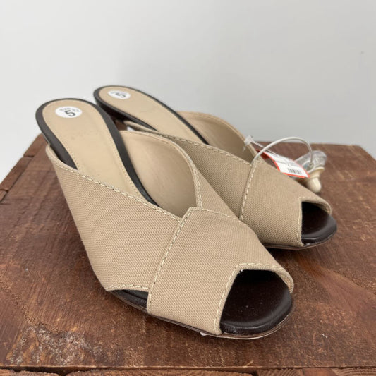 Theory Open Toe Mules