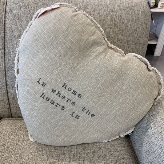 Home Heart Shaped Pillow