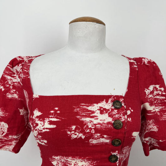 Reformation S/s Crop Top