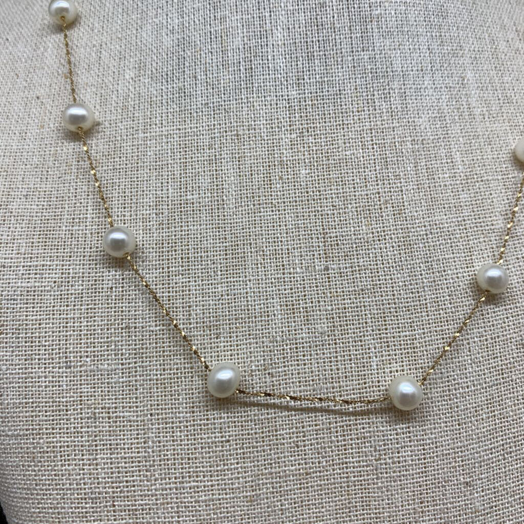14k YG Pearl Necklace
