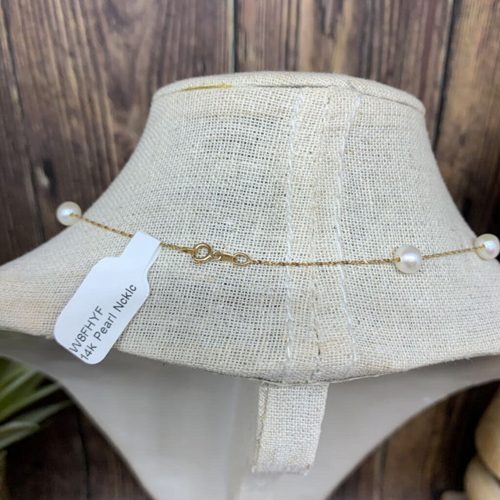 14k YG Pearl Necklace