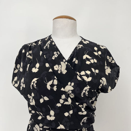 Anna Sui S/s Silk Floral Shirt