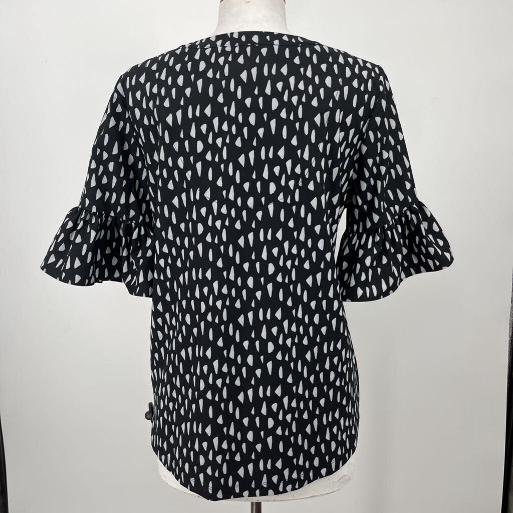 Chicos S/s Spotted Print Shirt