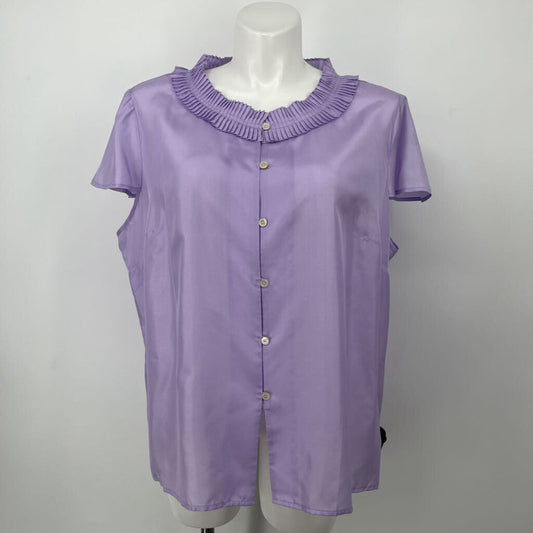 Talbots S/s Silk Blouse