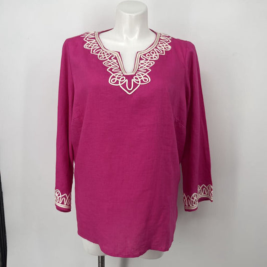 Talbots L/s Linen Shirt