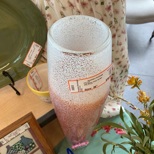 Tall Glass Vase